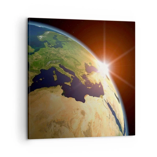 Obraz na płótnie - Wschód słońca - 60x60 cm