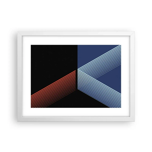 Plakat w białej ramie - Prosta historia - 40x30 cm