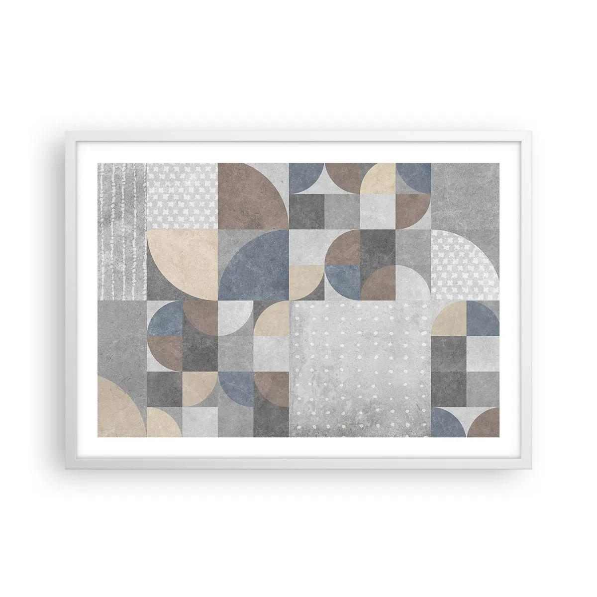 Plakat w białej ramie - Ceramiczna fantazja - 70x50 cm