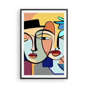 Plakat w czarnej ramie - Picassowskie randez vous - 61x91 cm