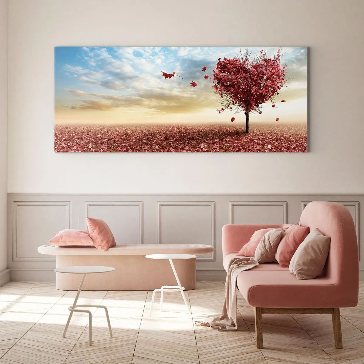 Obraz na szkle - Pokochaj też jesień - 90x30 cm