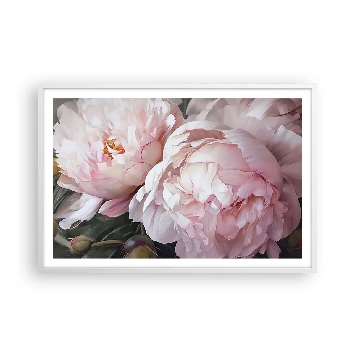 Plakat w białej ramie - Zatrzymane w rozkwicie - 91x61 cm