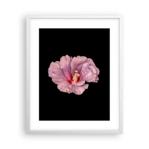 Plakat w białej ramie - Prosto do serca - 40x50 cm