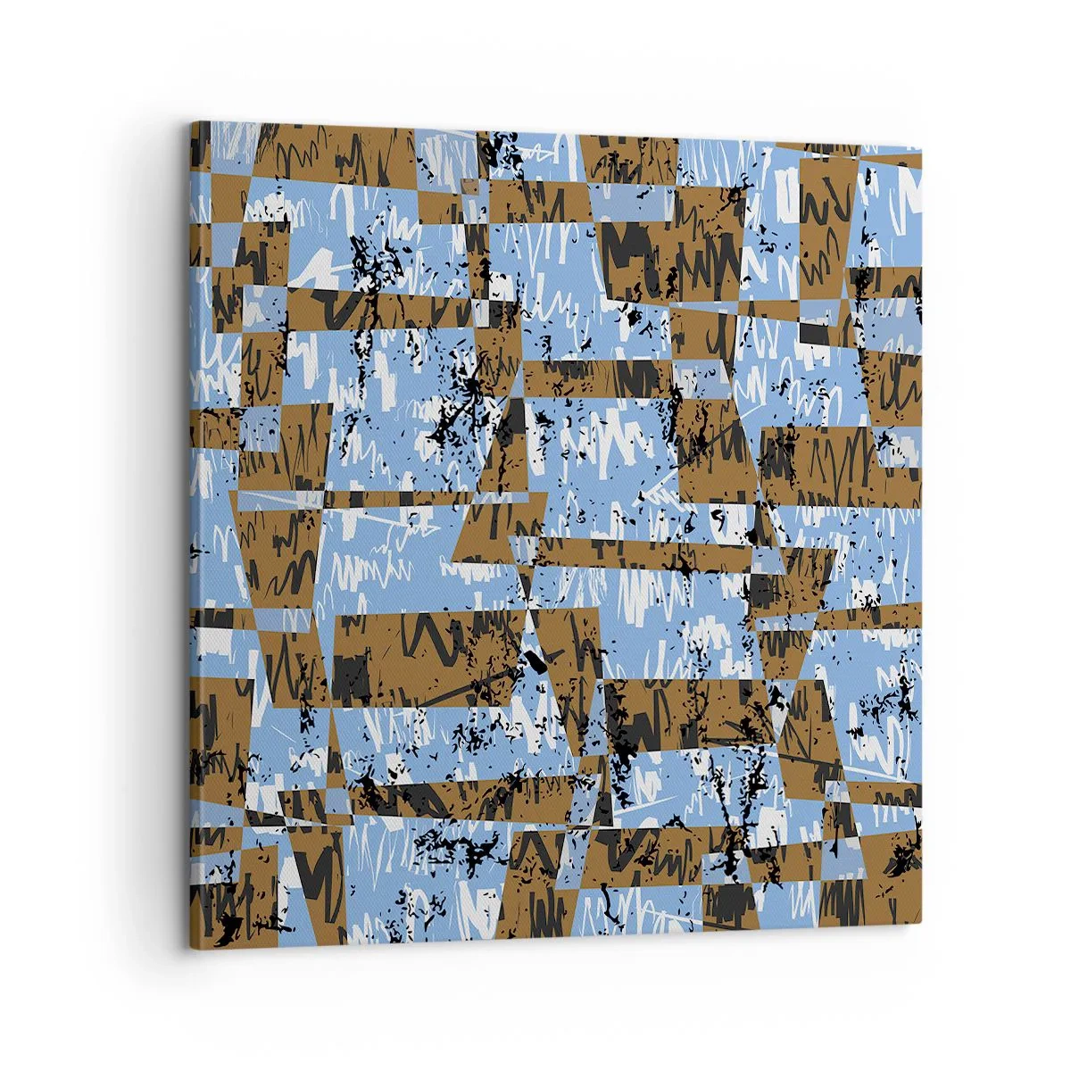 Obraz na płótnie - Nieludowa wycinanka - 60x60 cm