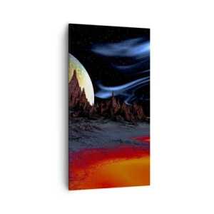 Obraz na płótnie - Nieznany świat - 55x100 cm