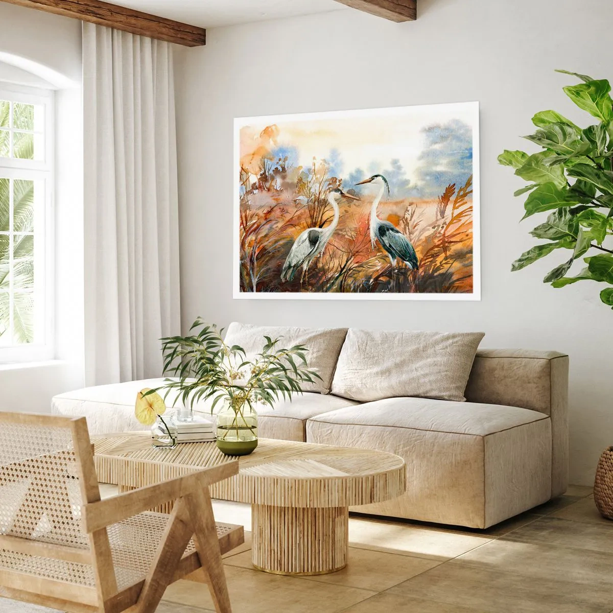 Plakat - Dokąd jesienią? - 50x40 cm