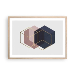 Plakat w ramie jasny dąb - Siła prostoty - 70x50 cm