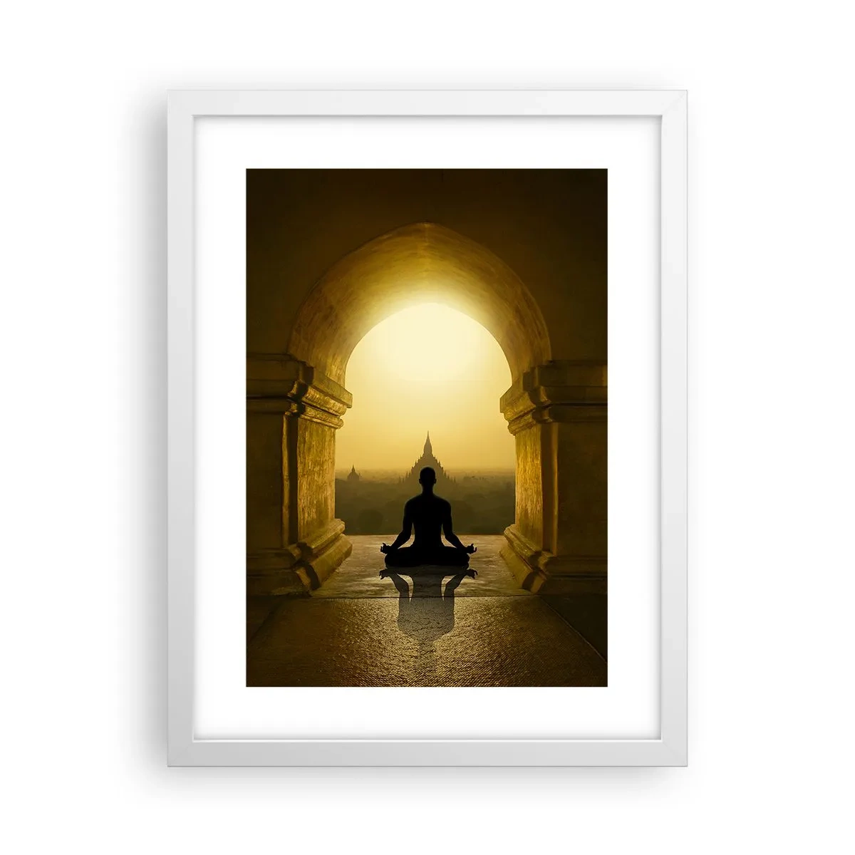 Plakat w białej ramie - Pełna harmonia - 30x40 cm