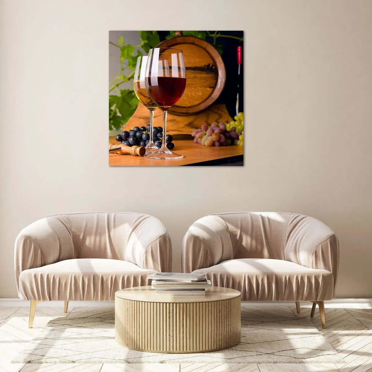 Obraz na szkle - Jak u starych mistrzów - 70x70 cm