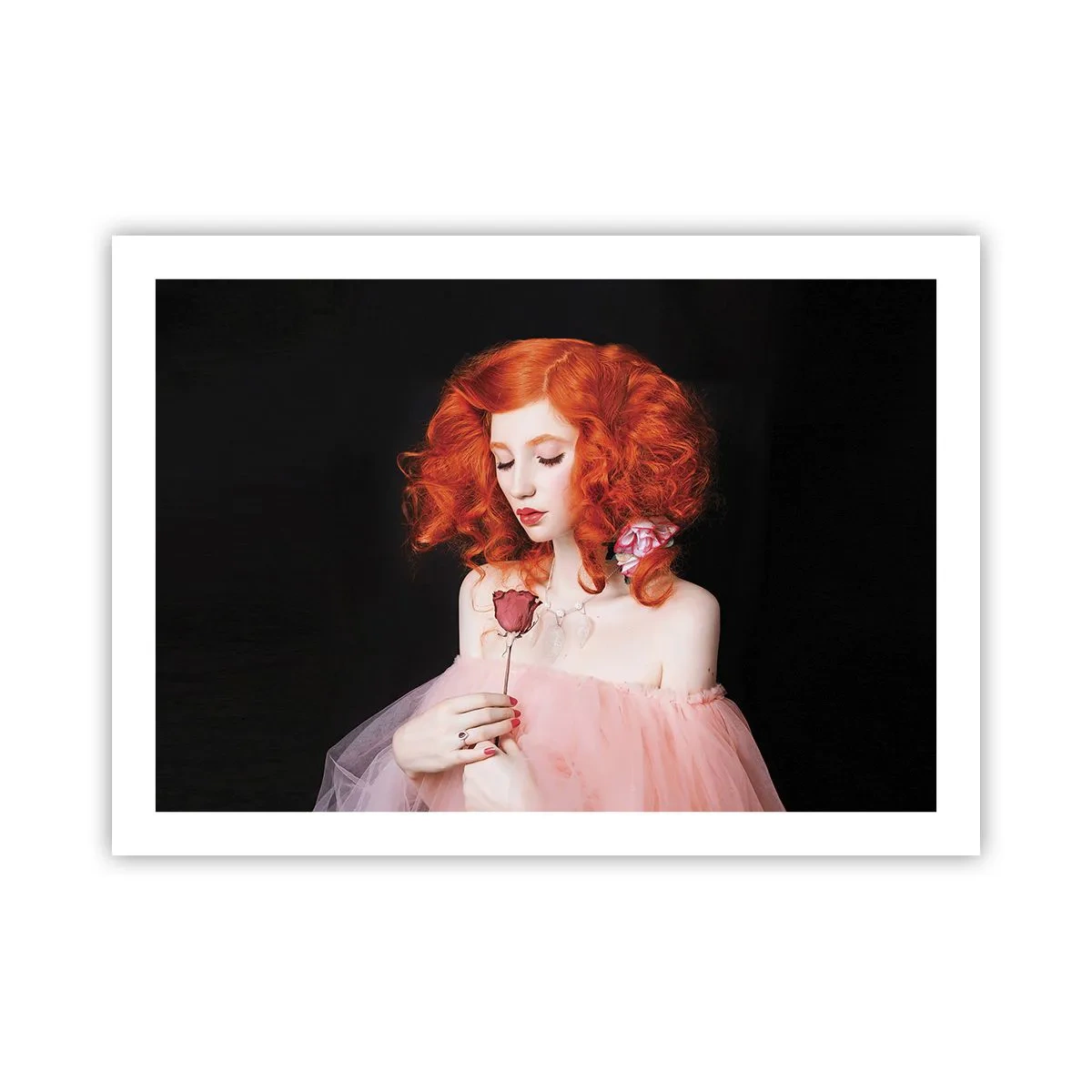 Plakat - W barokowym stylu - 70x50 cm