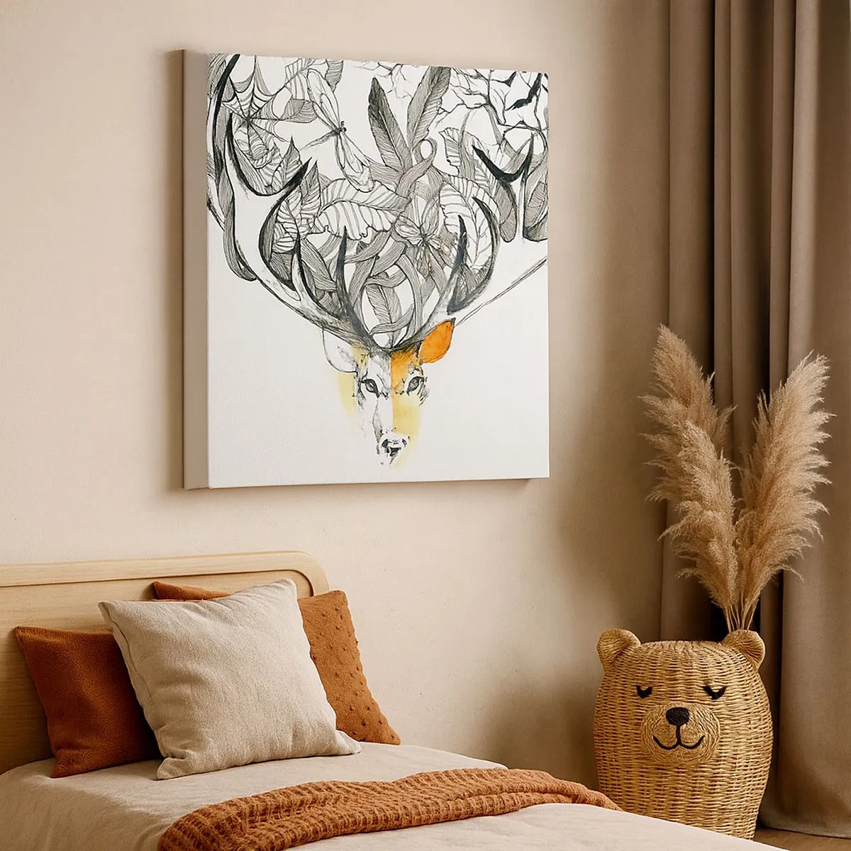 Obraz na płótnie - Rogi obfitości - 30x30 cm