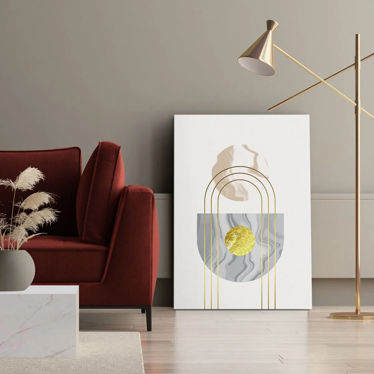 Obraz na płótnie - Jasność i blask - 45x80 cm