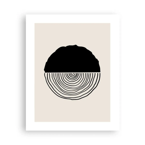 Plakat - Pół na pół - 40x50 cm