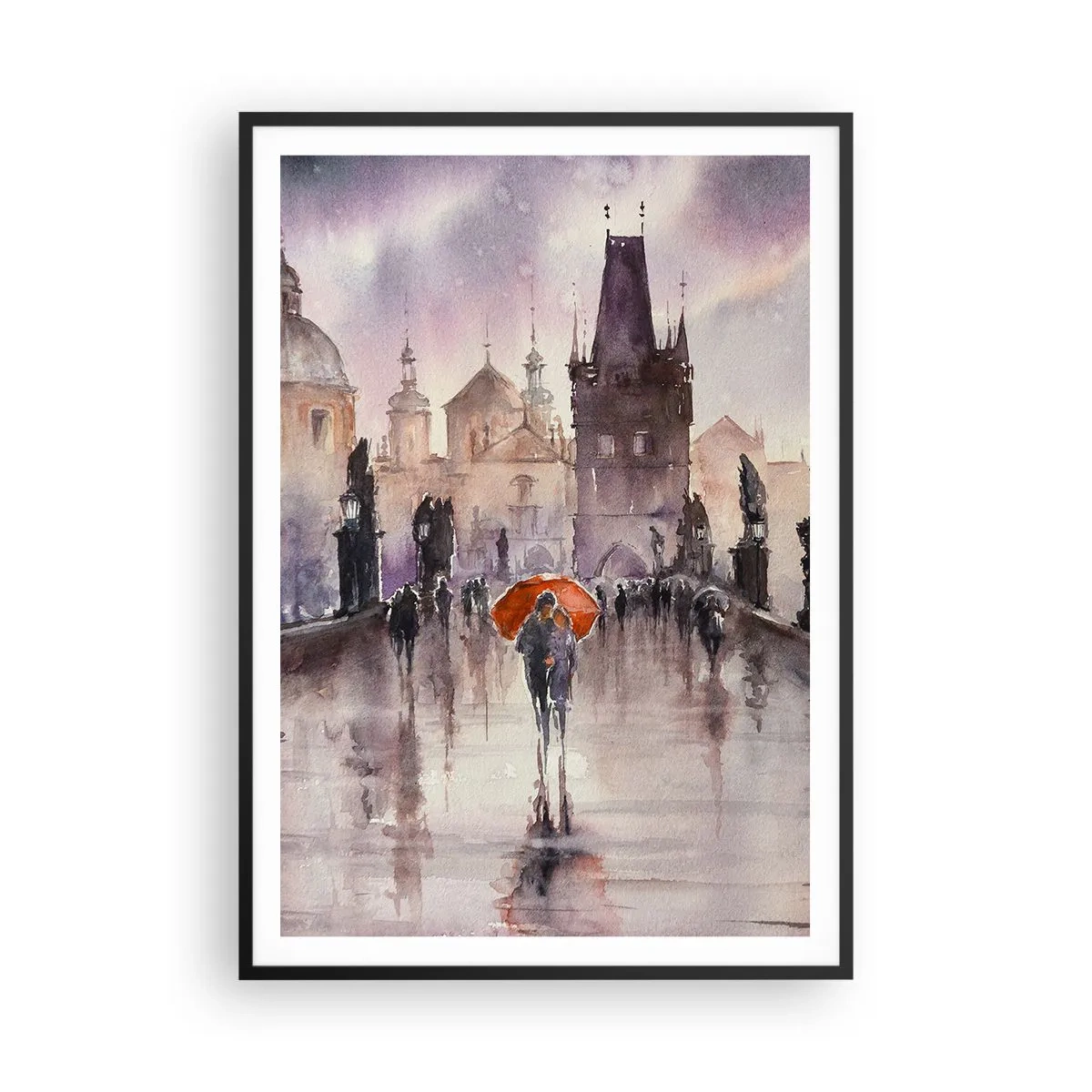 Plakat w czarnej ramie - Ludzie się nie zmieniają - 70x100 cm