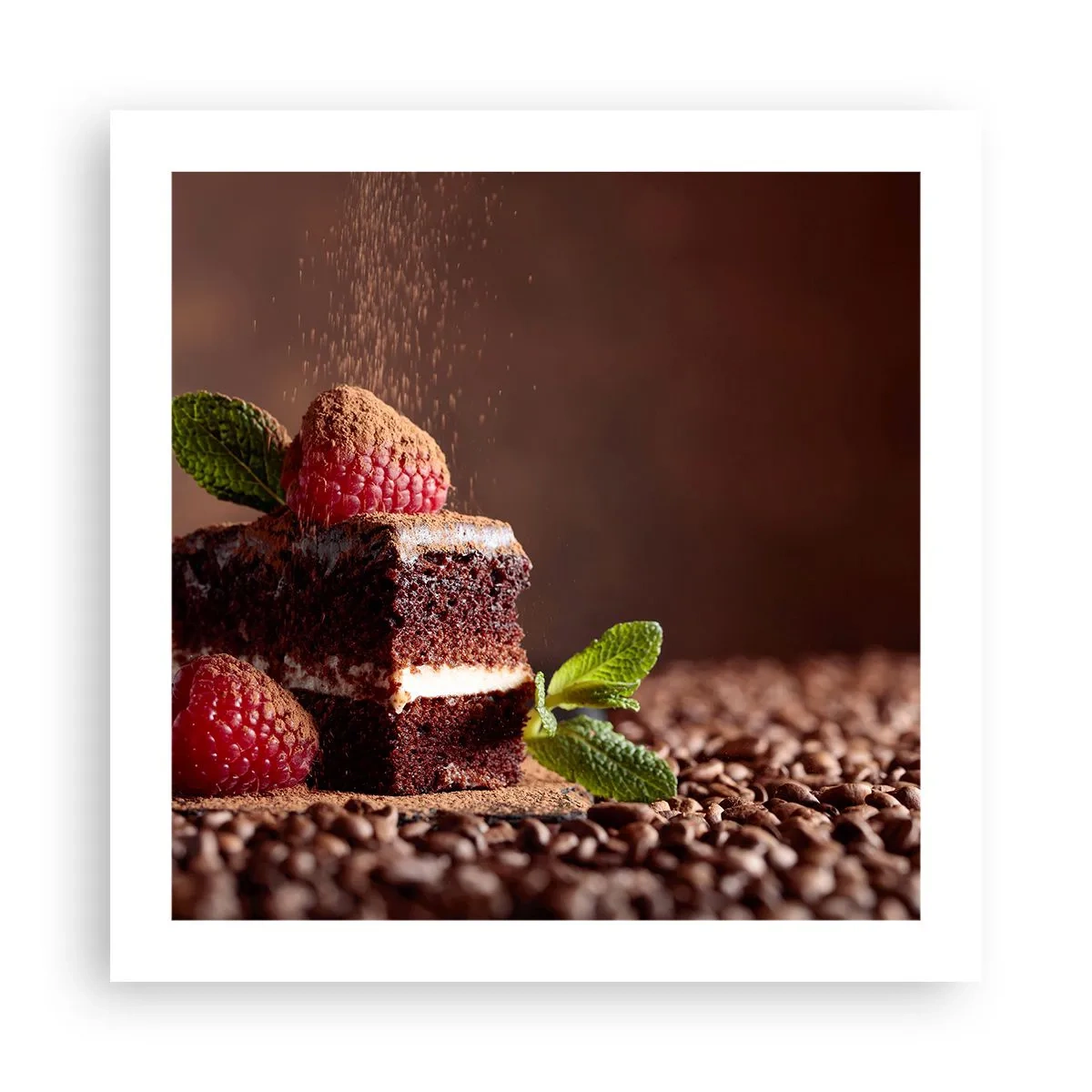 Plakat - Życie jest słodkie - 50x50 cm