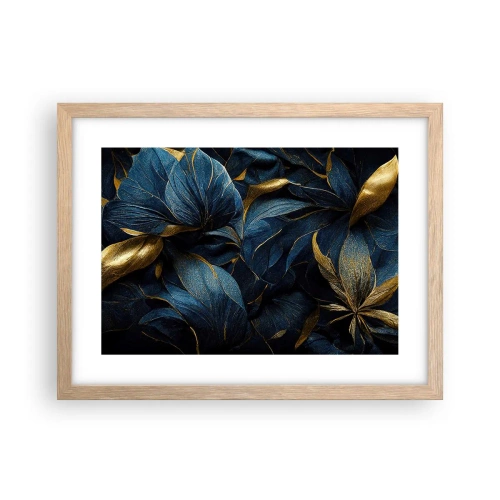 Plakat w ramie jasny dąb - Złotem podszyte - 40x30 cm