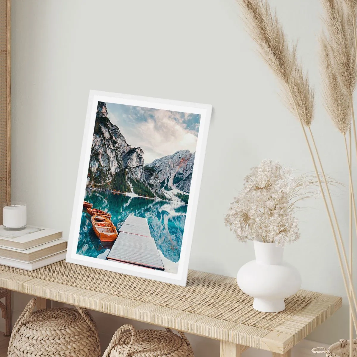 Plakat w białej ramie - Pokażemy ci piękno - 70x100 cm