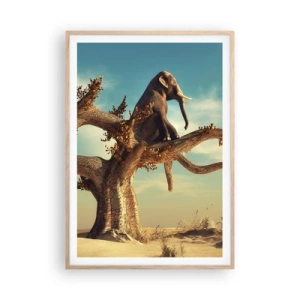 Plakat w ramie jasny dąb - Nowy punkt widzenia - 70x100 cm