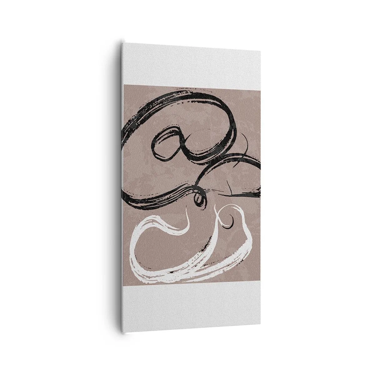 Obraz na płótnie - Kompozycja – poszukiwanie pełni - 65x120 cm