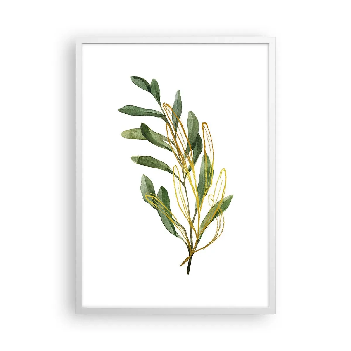 Plakat w białej ramie - Wszystko co dobre - 50x70 cm