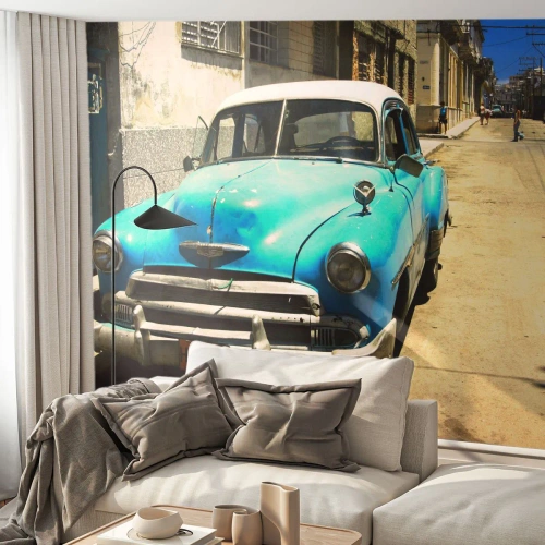 Fototapeta Premium Canvas - Evviva Cuba! - Motoryzacja, Samochód, Kuba - 150x105 cm
