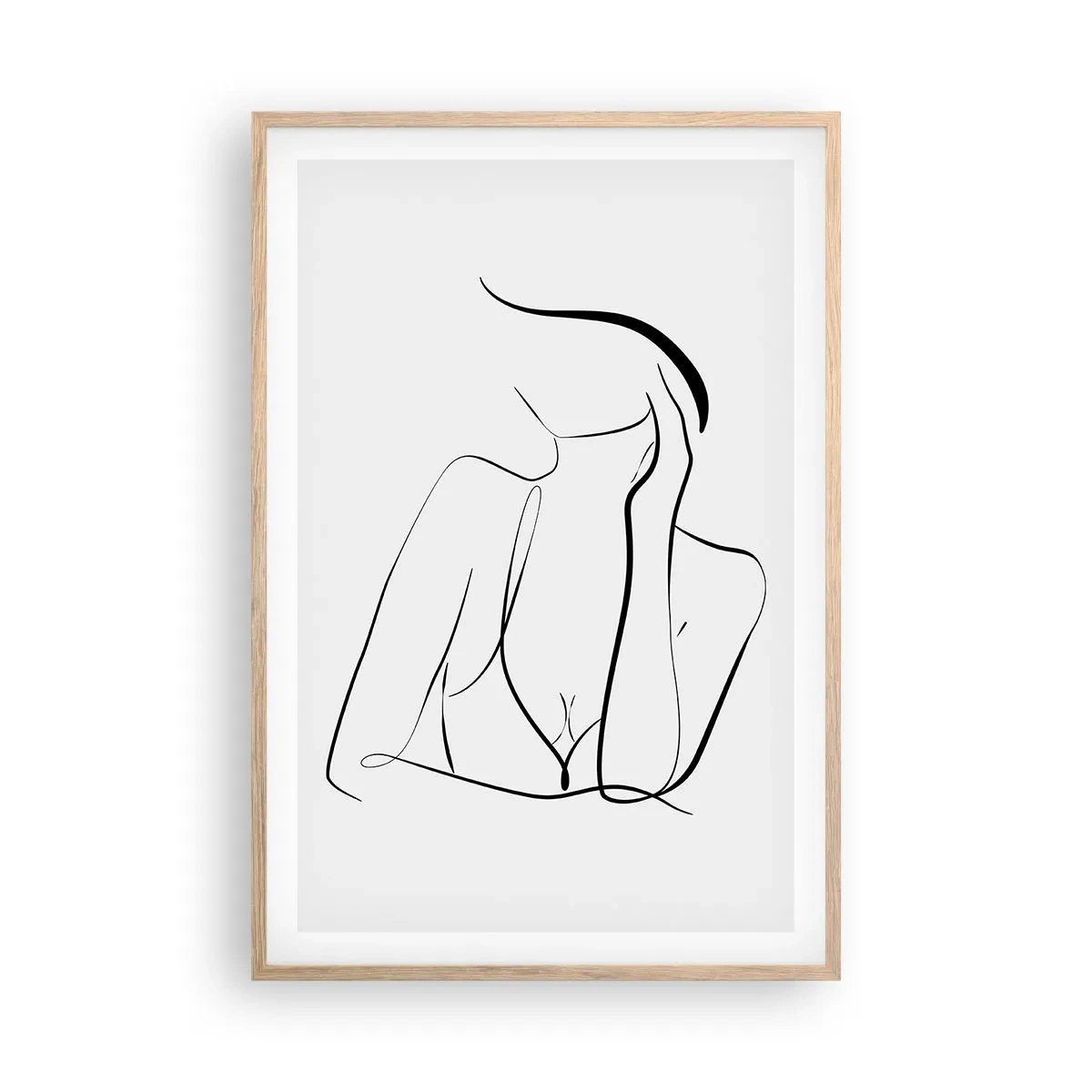 Plakat w ramie jasny dąb - Na fali marzeń - 61x91 cm