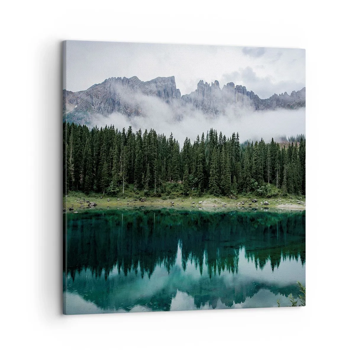 Obraz na płótnie - Cicho, cicho, nie budźmy wody spiącej… - 50x50 cm