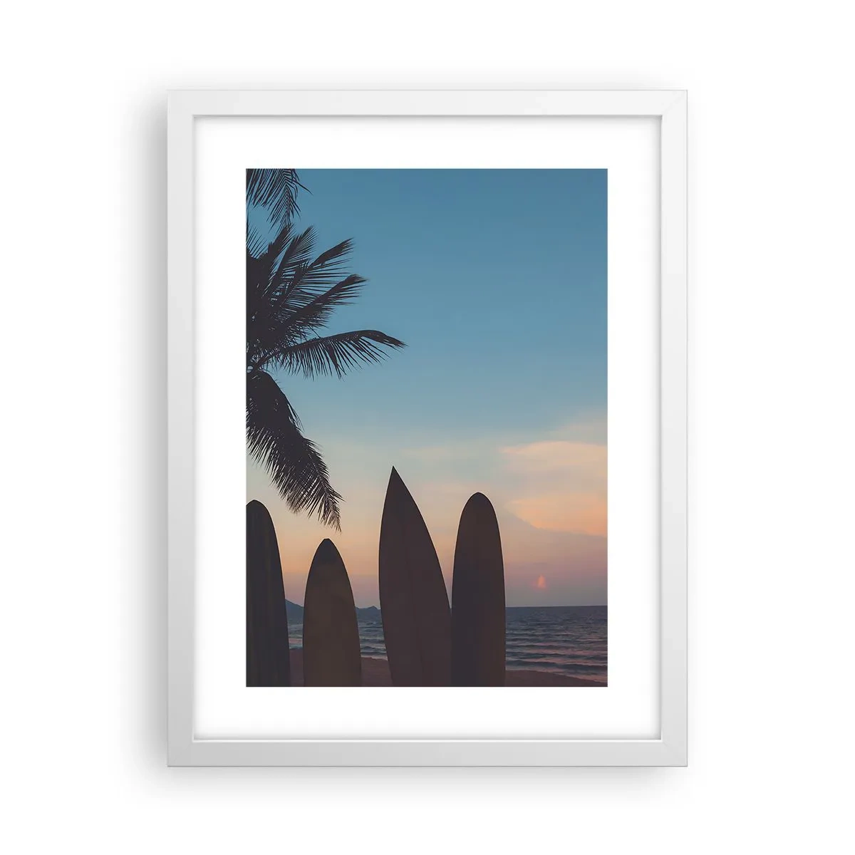 Plakat w białej ramie - Jutro też będzie zabawa - 30x40 cm