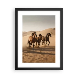 Plakat w czarnej ramie - Wolne jak wiatr - 30x40 cm