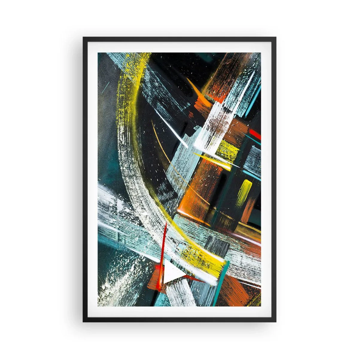Plakat w czarnej ramie - Energia ruchu - 61x91 cm