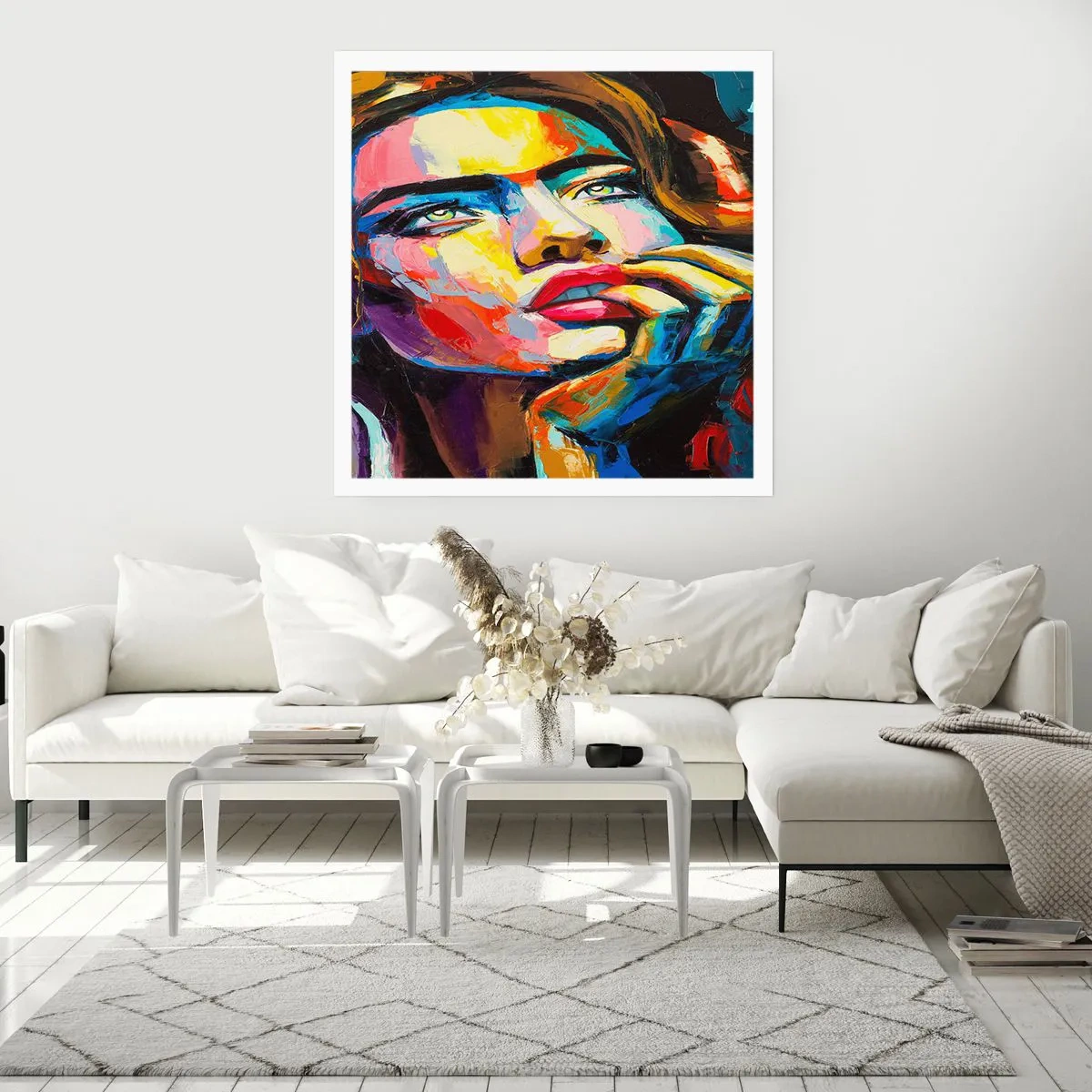 Plakat - Marzenia jak ptaki szybują po niebie - 30x30 cm