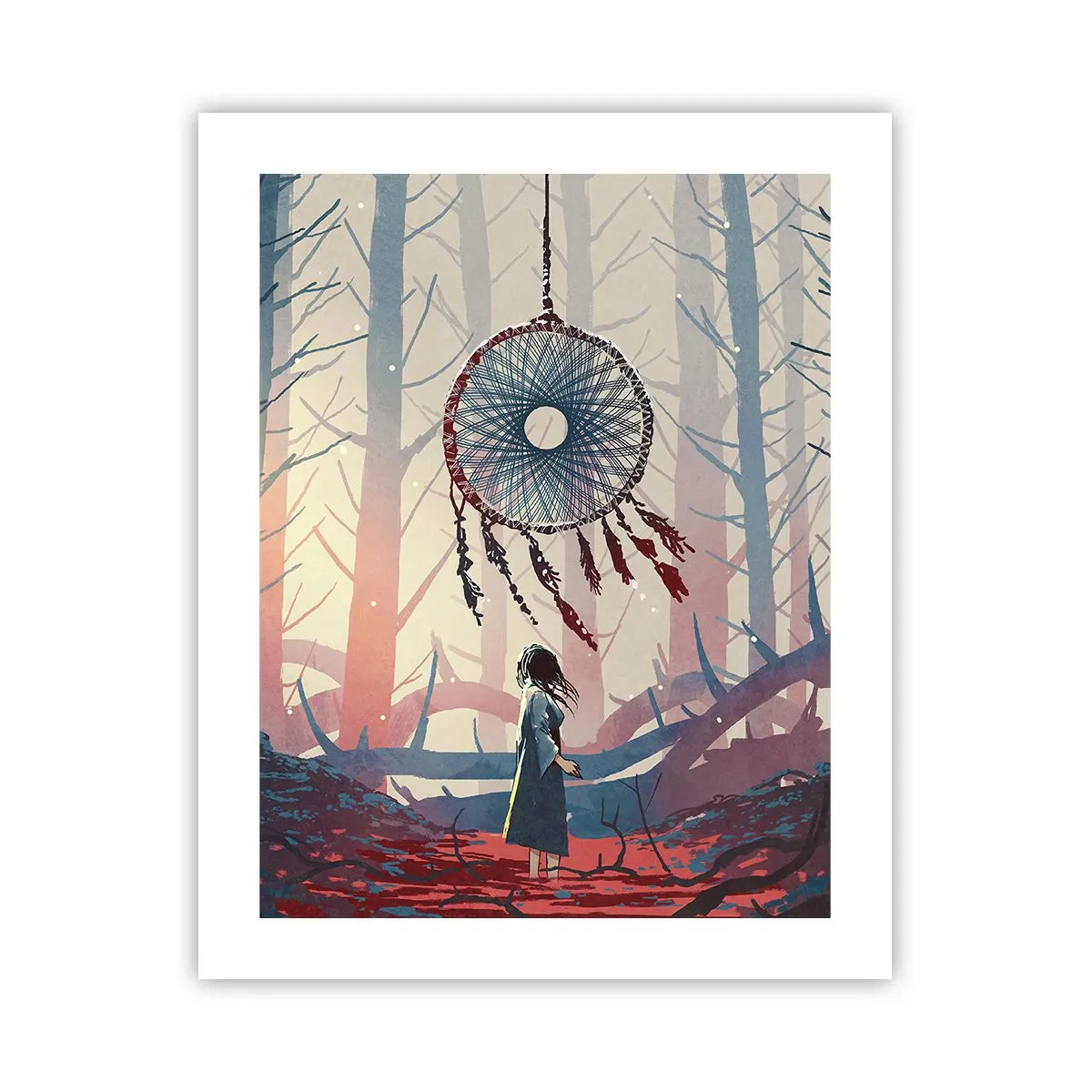 Plakat - Tajemny rytuał szczęścia - 40x50 cm