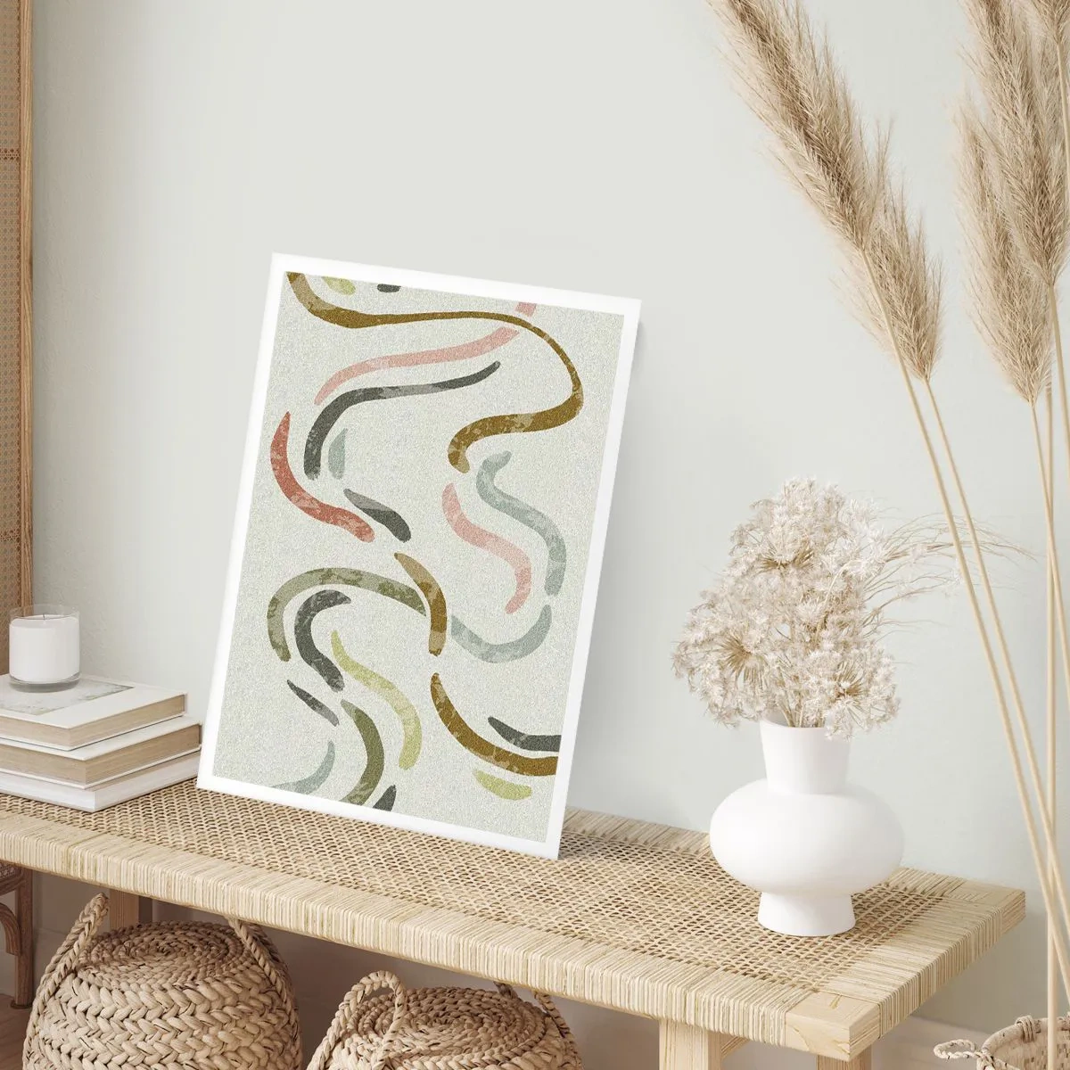 Plakat - Radosny taniec abstrakcji - 61x91 cm