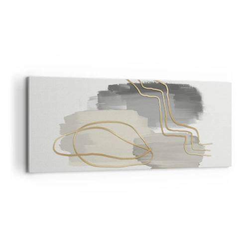 Obraz na płótnie - Trwanie i ruch - 100x40 cm