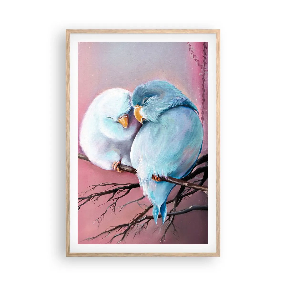 Plakat w ramie jasny dąb - Cóż tu dodać?… - 61x91 cm