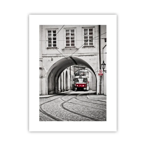 Plakat - Przez miejski labirynt - 30x40 cm