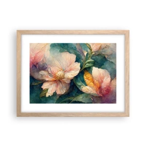 Plakat w ramie jasny dąb - Sama subtelność - 40x30 cm