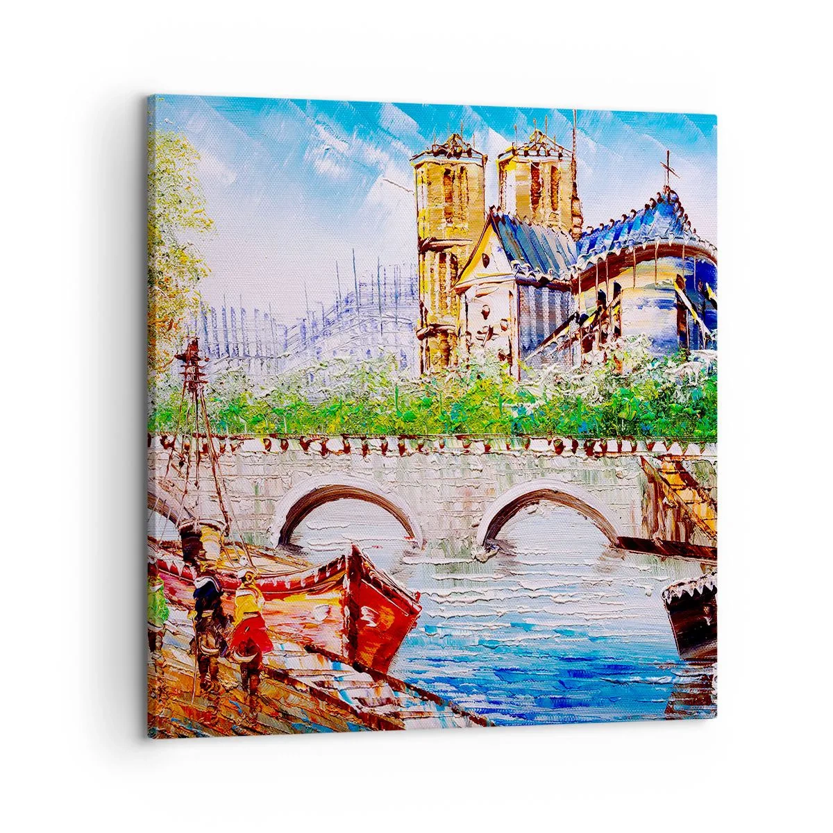 Obraz na płótnie - Ich czas nigdy nie mija - 60x60 cm