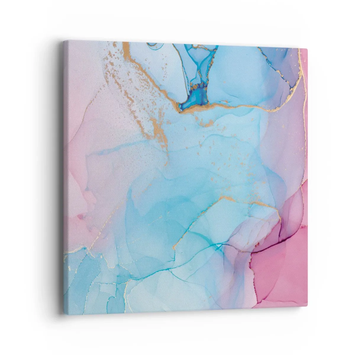 Obraz na płótnie - Spotkanie i przenikanie - 40x40 cm