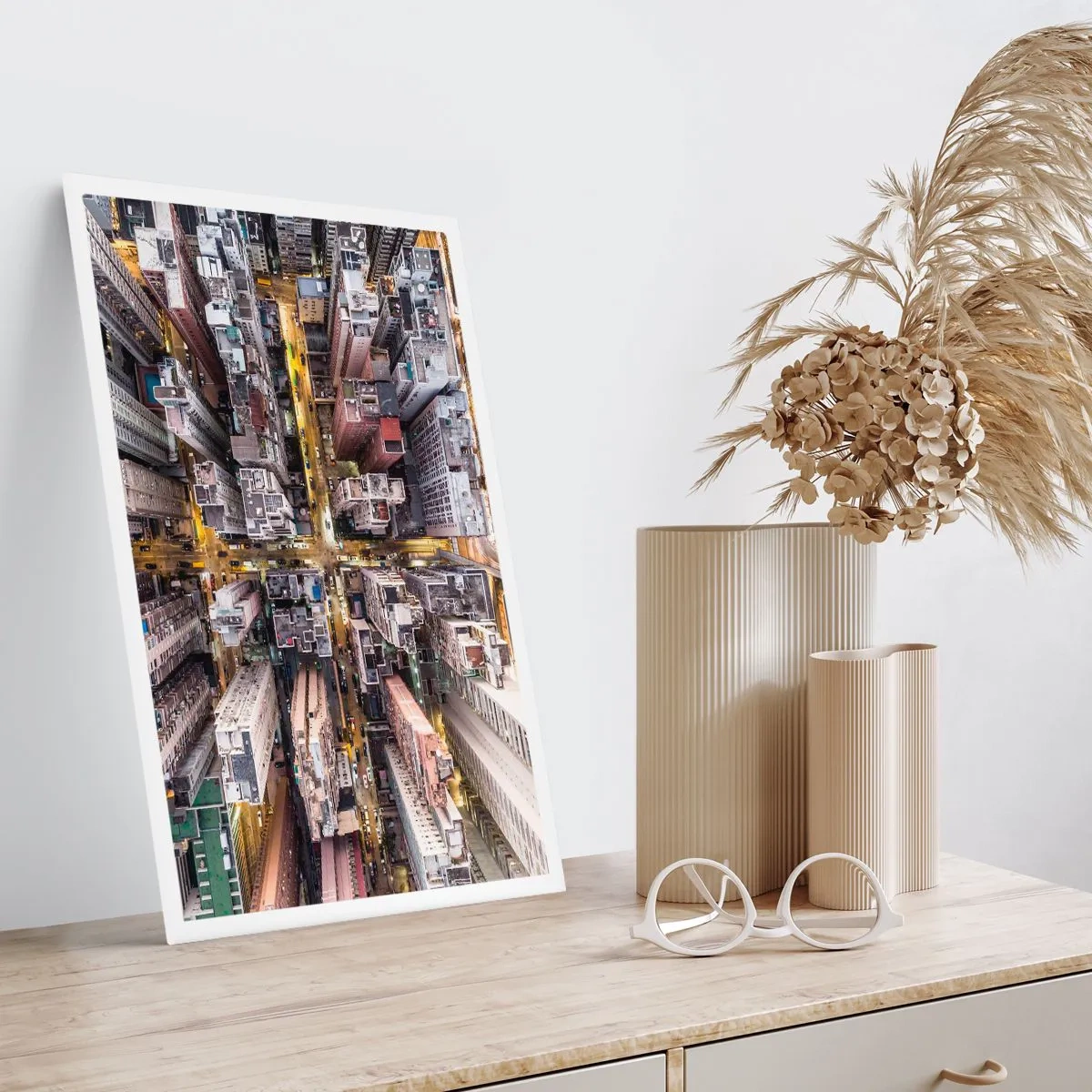 Plakat - Pozdrowienia z Hongkongu - 70x100 cm