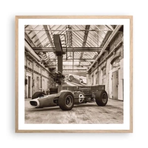 Plakat w ramie jasny dąb - Odpoczynek zwycięzcy - 60x60 cm