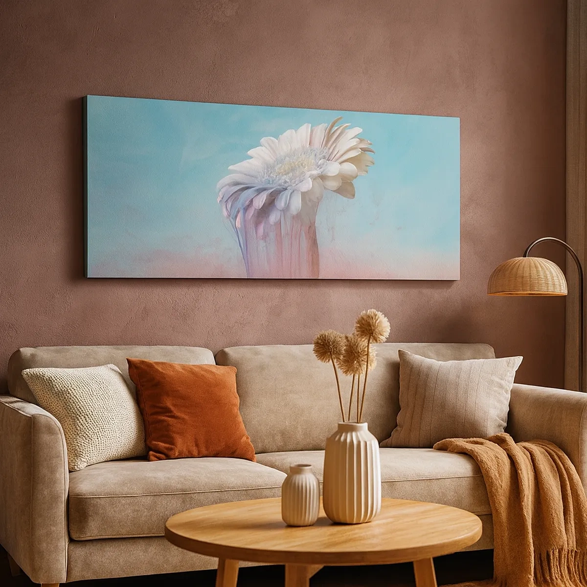 Obraz na płótnie - Zaświaty kwiatów - 30x30 cm