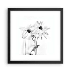 Plakat w czarnej ramie - Nikt nie chce być sam - 30x30 cm