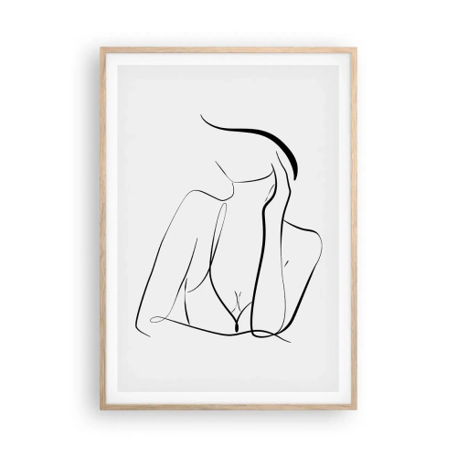 Plakat w ramie jasny dąb - Na fali marzeń - 70x100 cm