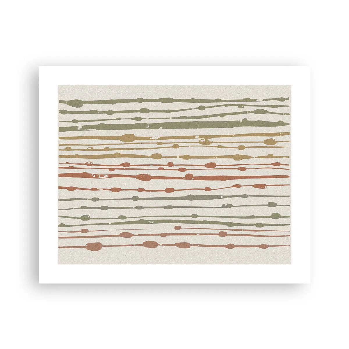 Plakat - Muzyczny zapis barw - 50x40 cm