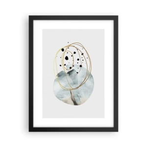 Plakat w czarnej ramie - W objęciach przestrzeni - 30x40 cm