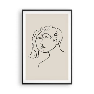 Plakat w czarnej ramie - I stała się jedność - 61x91 cm