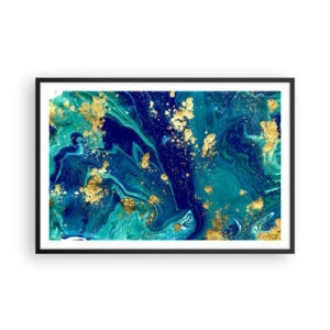 Plakat w czarnej ramie - Płatki słońca  - 91x61 cm