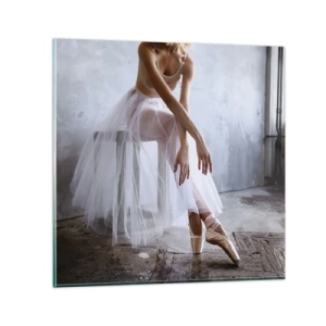 Obraz na szkle - Zanim zabłysną światła rampy - 60x60 cm