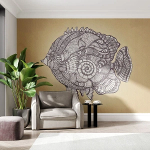 Fototapeta na wymiar Premium Sand - Z oceanu ornamentów - Ryba, Ornament, Dekoracja